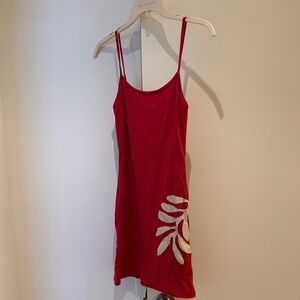 Reformation Vibrant Red dress